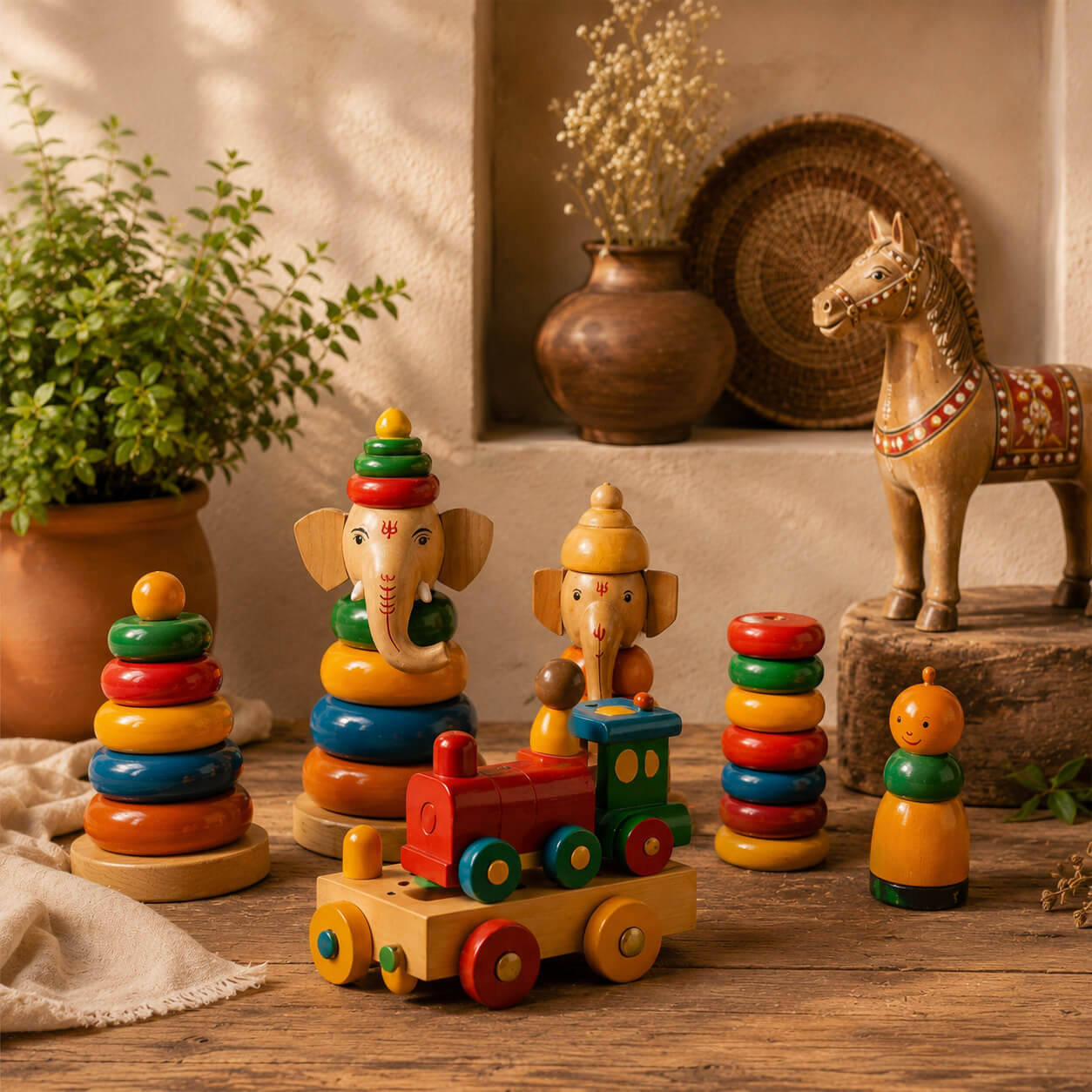 Channapatna wooden Toys & Decors