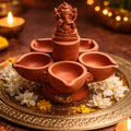 5 face Diya