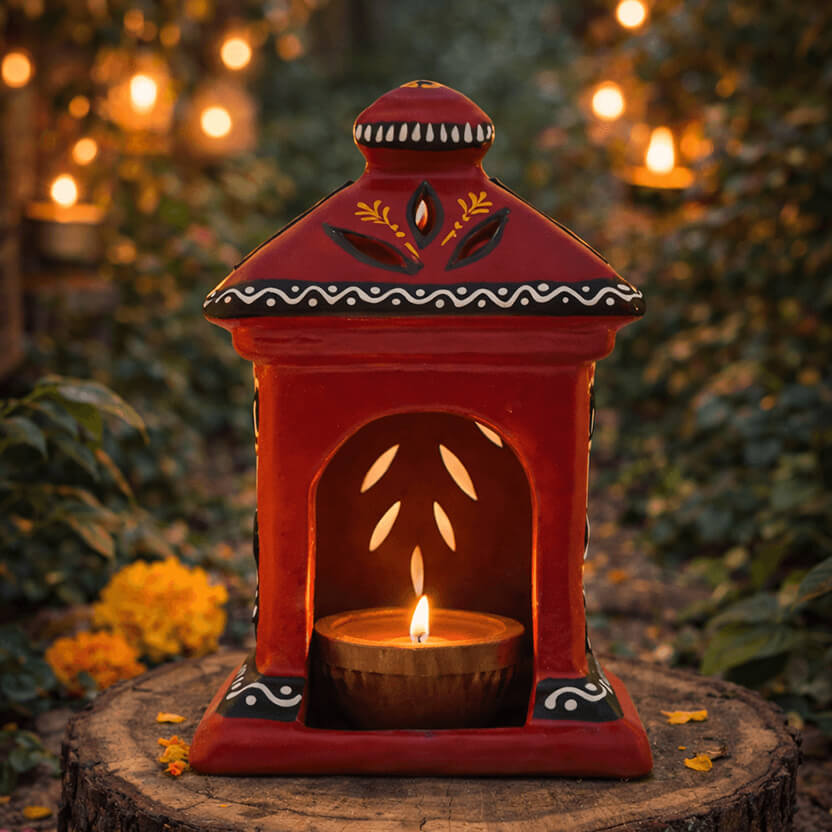Handcrafted Terracotta Hut Diya