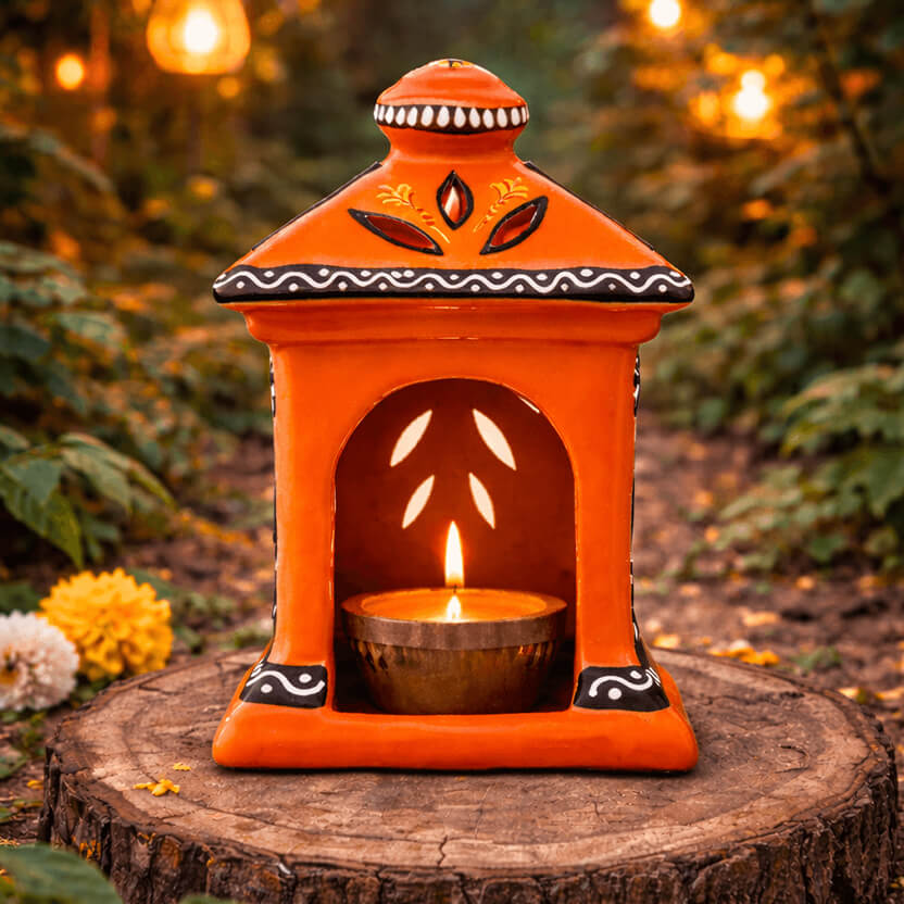 Handcrafted Terracotta Hut Diya