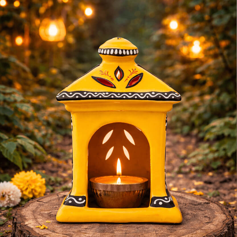 Handcrafted Terracotta Hut Diya